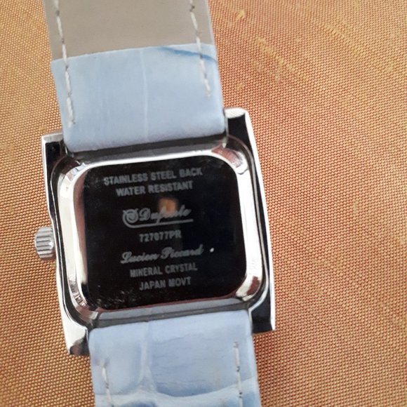 Dufonte Ladies Wristwatch - Blue/Grey Band - Water Resistant Stainless Steel - Picture 5 of 5